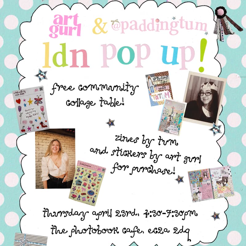 Cover Image for LONDON: community crafting & sticker pop up!