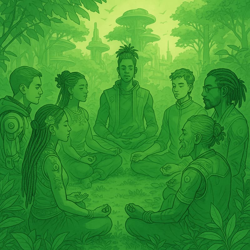 Cover Image for 6) Regen Commons Meditation Hour ~ "Common Time"