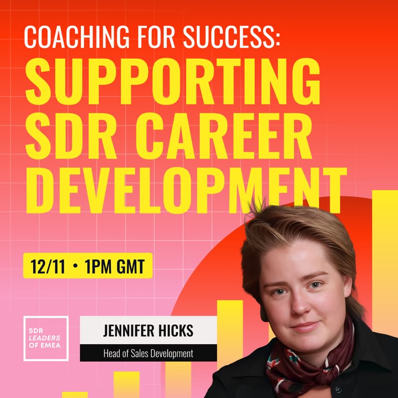 Cover Image for Coaching for success: supporting SDR career development