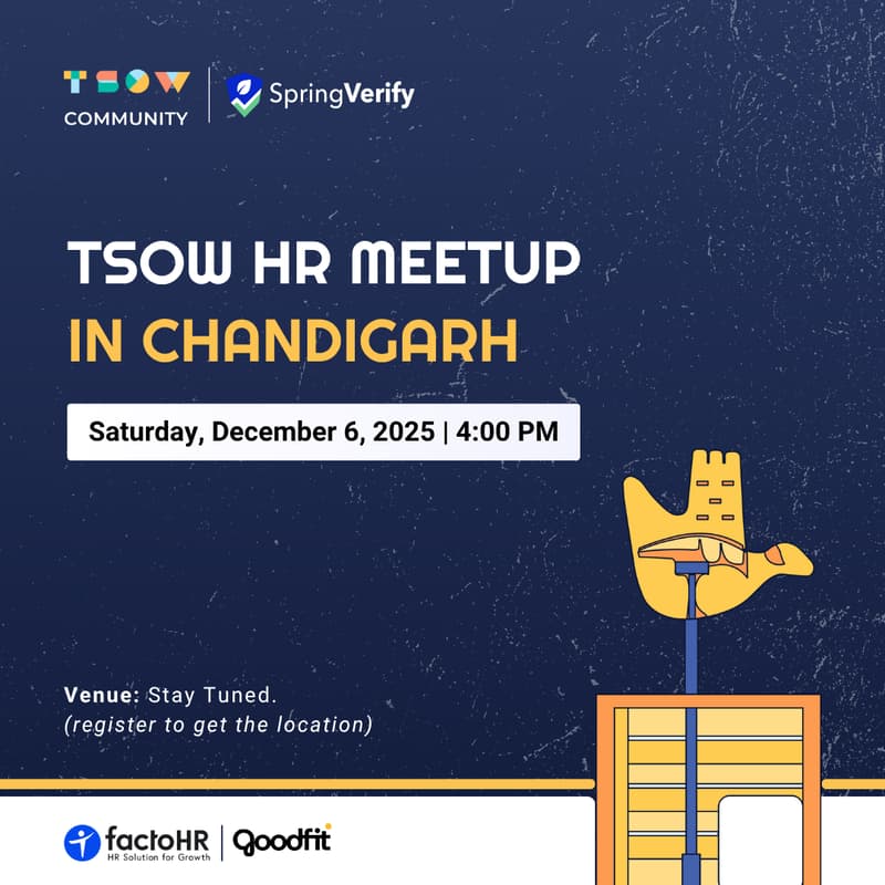 Cover Image for TSOW HR Meetup in Chandigarh
