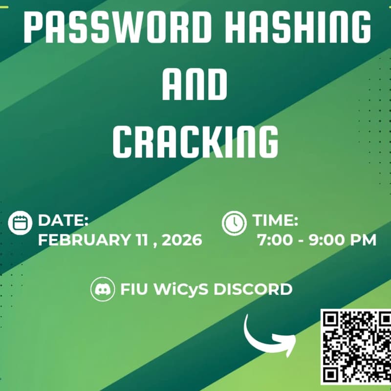 Cover Image for WiCyS Password Hashing & Cracking