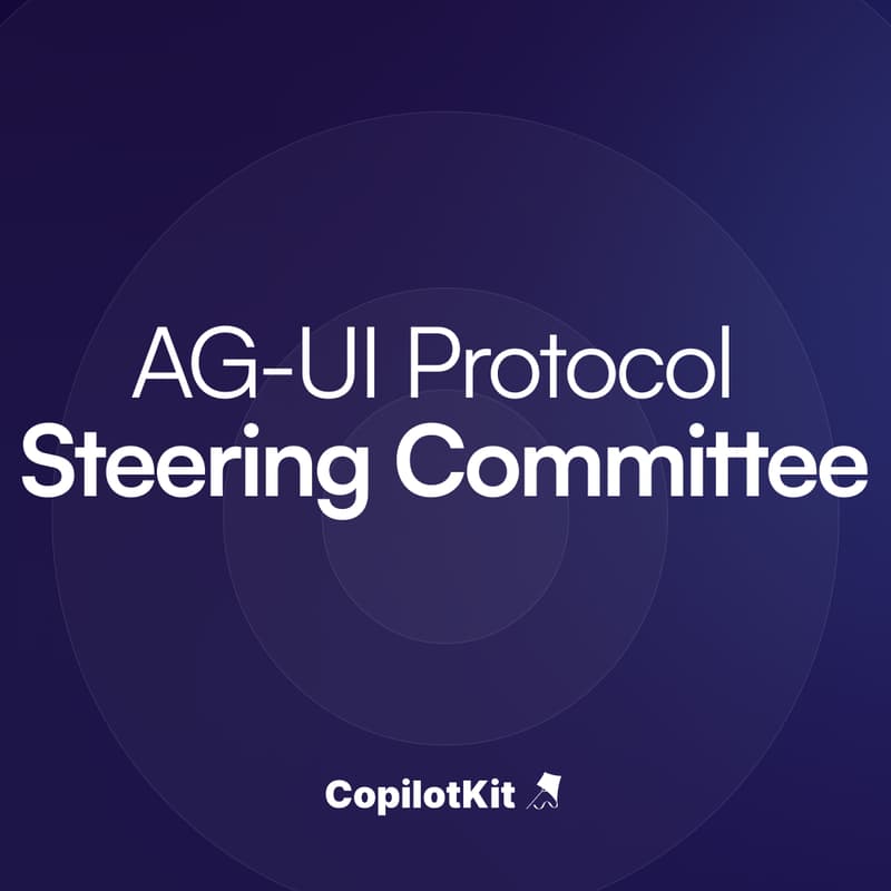 Cover Image for AG-UI Bi-Weekly Steering Committee