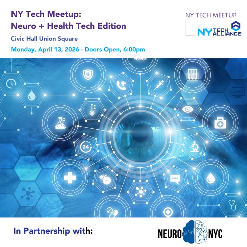Cover Image for NY Tech Meetup: Neuro + Health Tech Edition