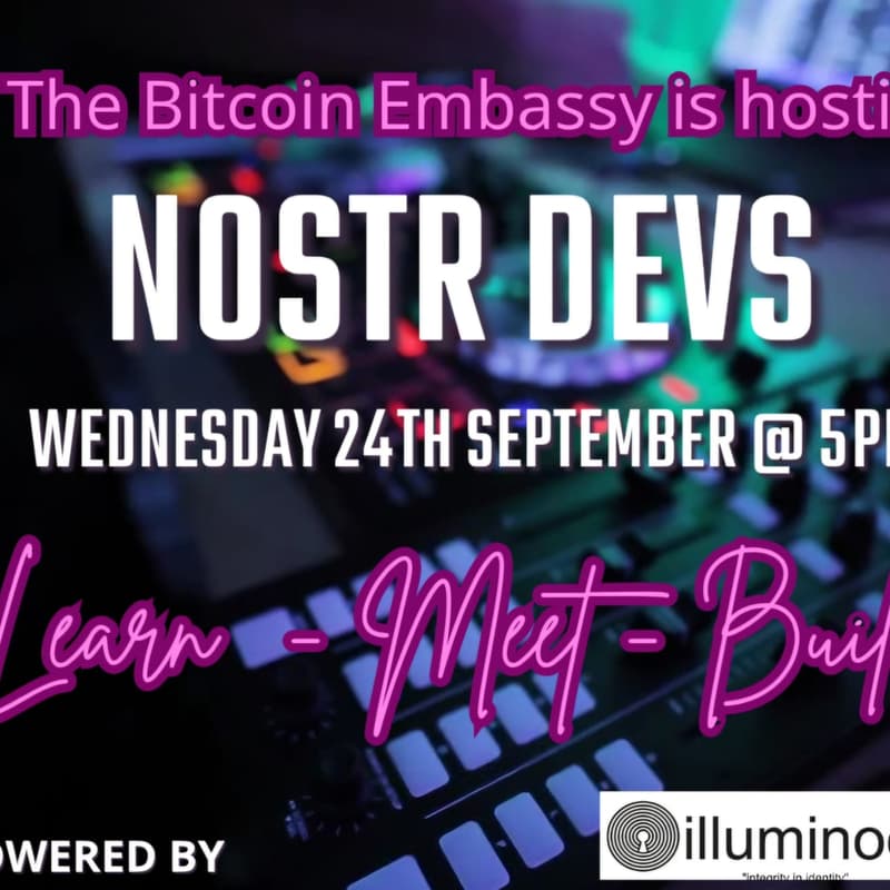 Cover Image for NOSTR DEVS Reunion - El Salvador - Aprender y Conocer y Desarrollar