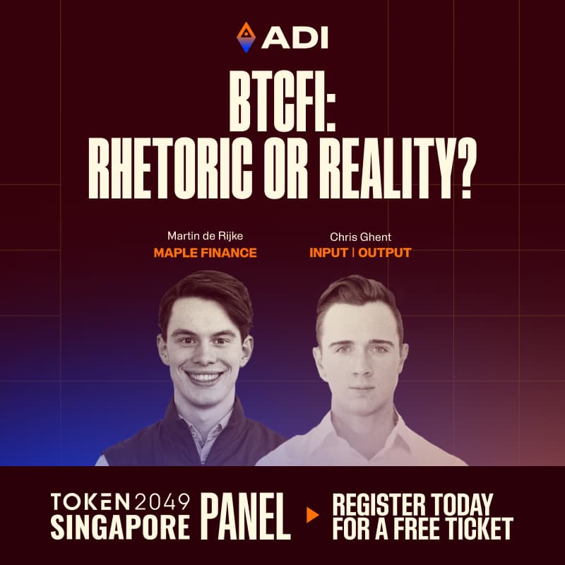 Cover Image for Panel: BTCFi: Rhetoric or Reality?
