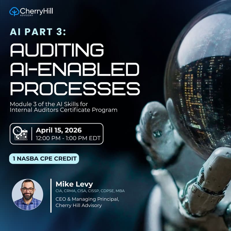 Cover Image for AI Part 3: Auditing AI-Enabled Processes