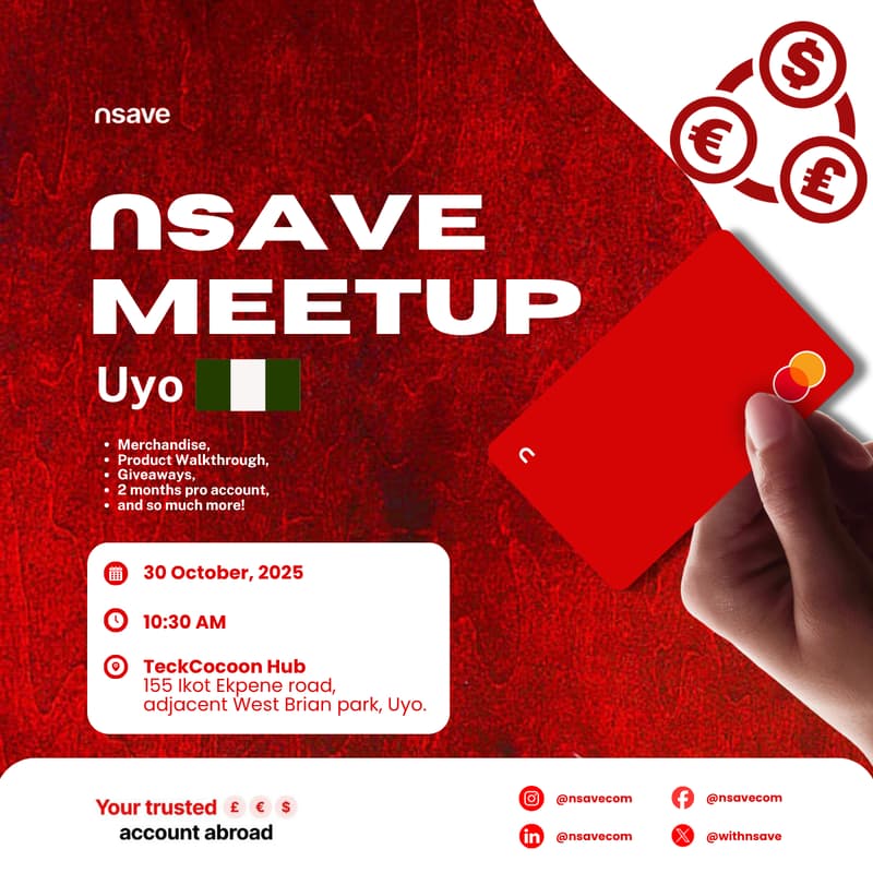 Cover Image for nsave MEETUP UYO