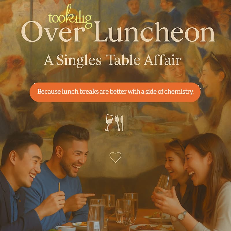 Cover Image for Over Luncheon: A Singles Table Affair
