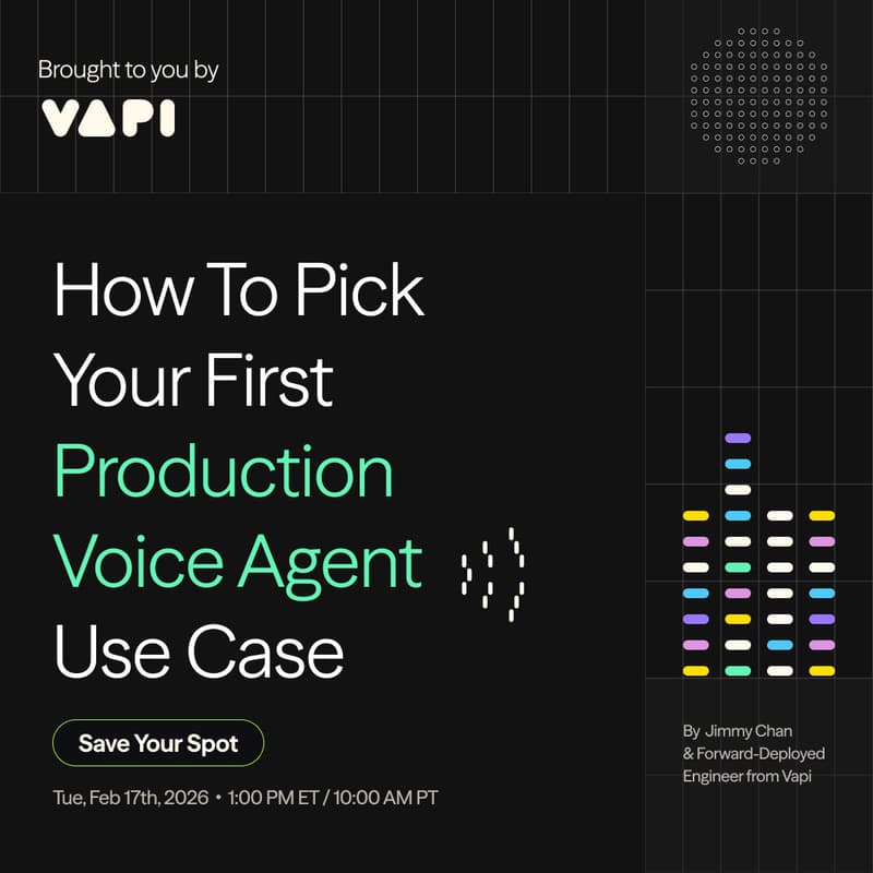 Cover Image for How to Pick Your First Production Voice Agent Use Case