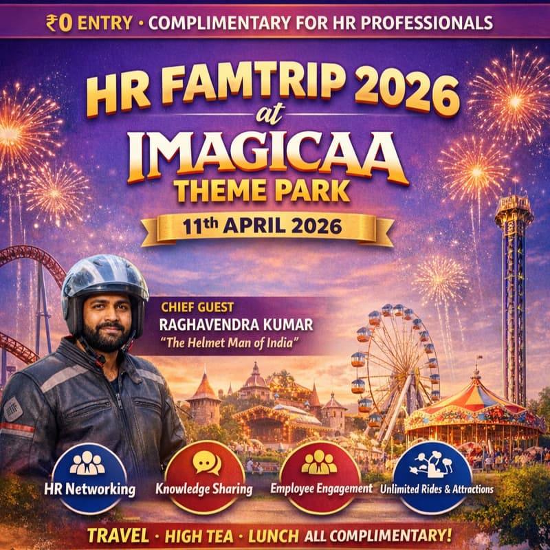 Cover Image for HR Leaders FAM Trip @ IMAGICAA THEME PARK