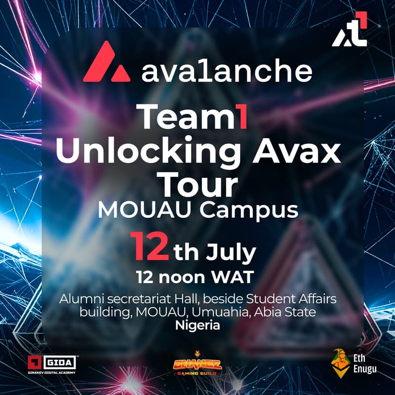 Cover Image for Unlocking Avax Tour; MOUAU Campus Edition