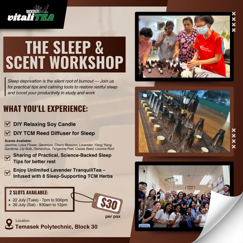 Cover Image for The Sleep & Scent Workshop (Tues)