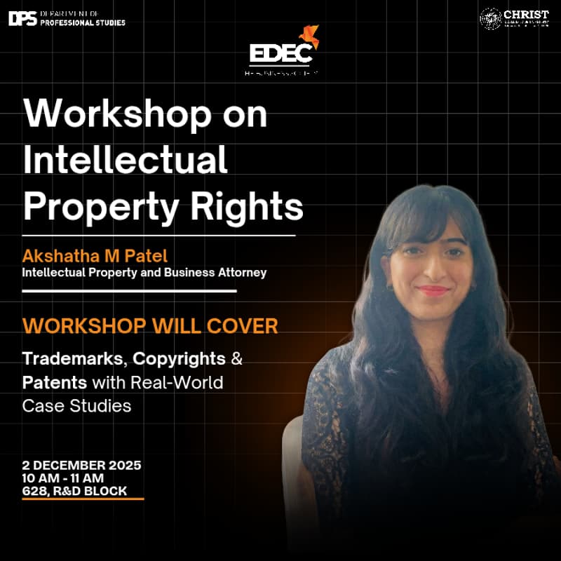 Cover Image for EDEC - WORKSHOP ON INTELLECTUAL PROPERTY RIGHTS