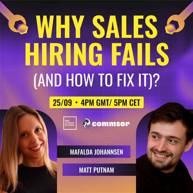 Cover Image for Why Sales Hiring Fails (and How to Fix It)?
