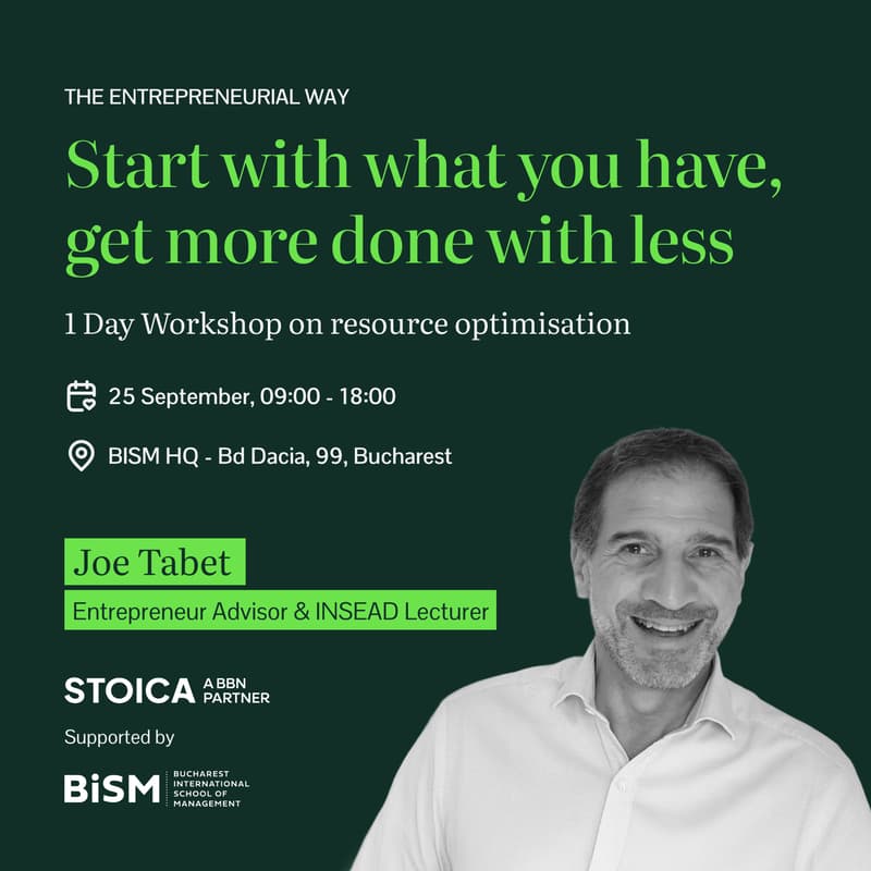 Cover Image for Workshop: Start with what you have, get more done with less: The entrepreneurial way