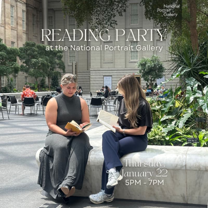 Cover Image for FREE Reading Party at the National Portrait Gallery