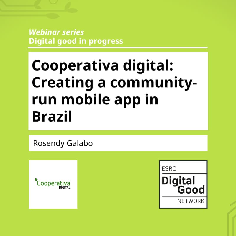 Cover Image for Cooperativa digital: Creating a community-run mobile app in Brazil, Rosendy Galabo