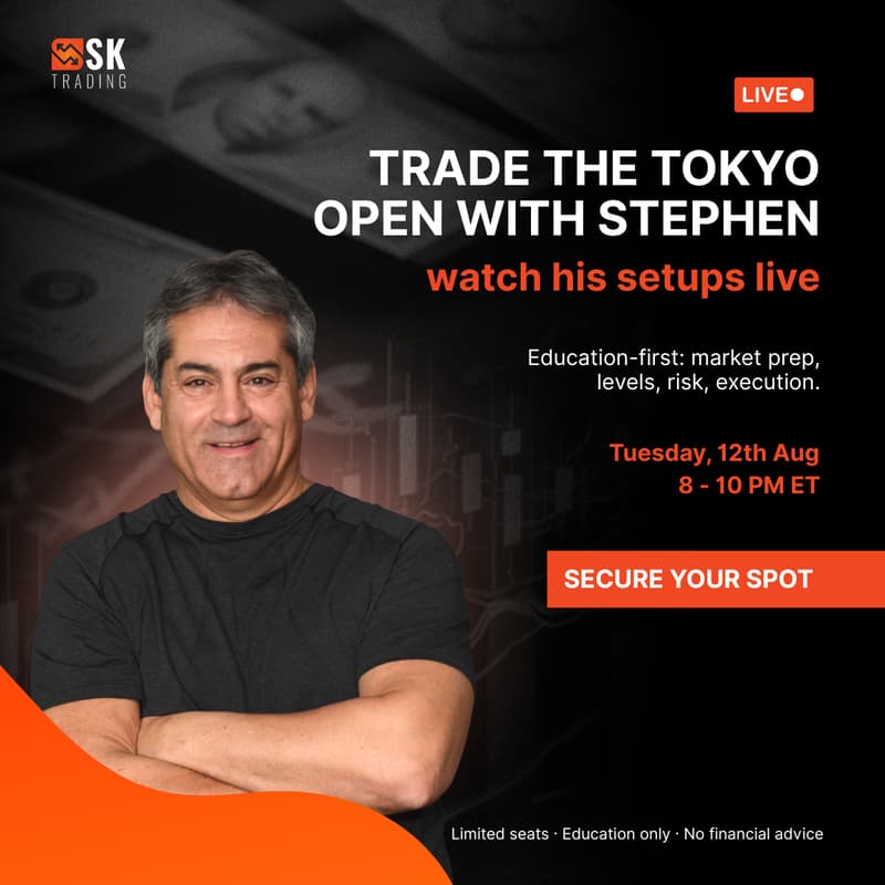Cover Image for Live Tokyo Trading Session with Stephen