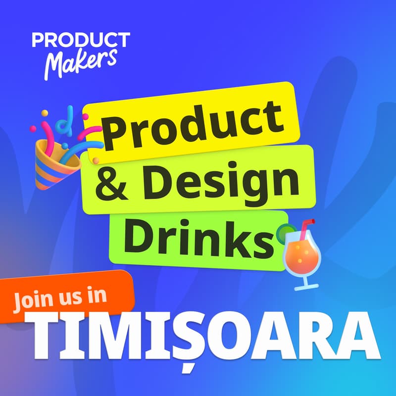 Cover Image for Product & design drinks in Timisoara