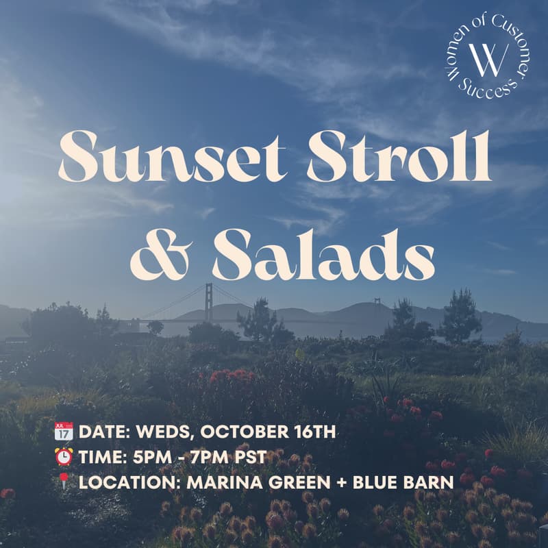 Cover Image for Marina Stroll & Salads with Women of CS