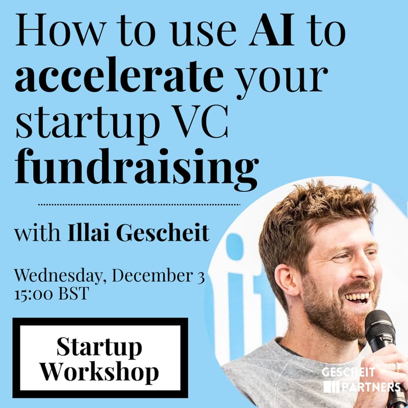 Cover Image for How to use AI to accelerate you startup VC fundraising