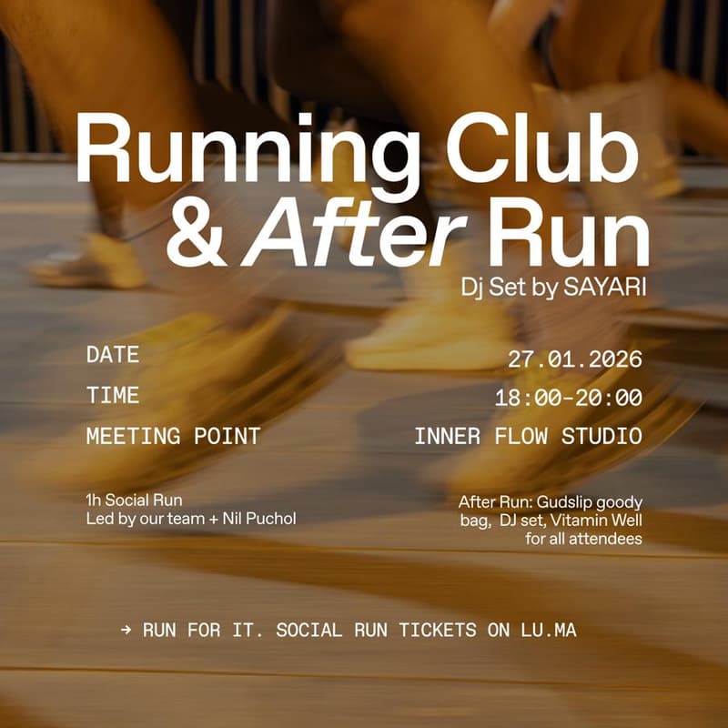Cover Image for Run Club & After Run - GudSlip x Inner Flow