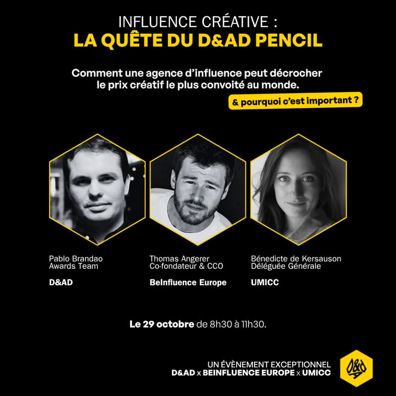 Cover Image for Influence Créative : La Quête du D&AD Pencil.