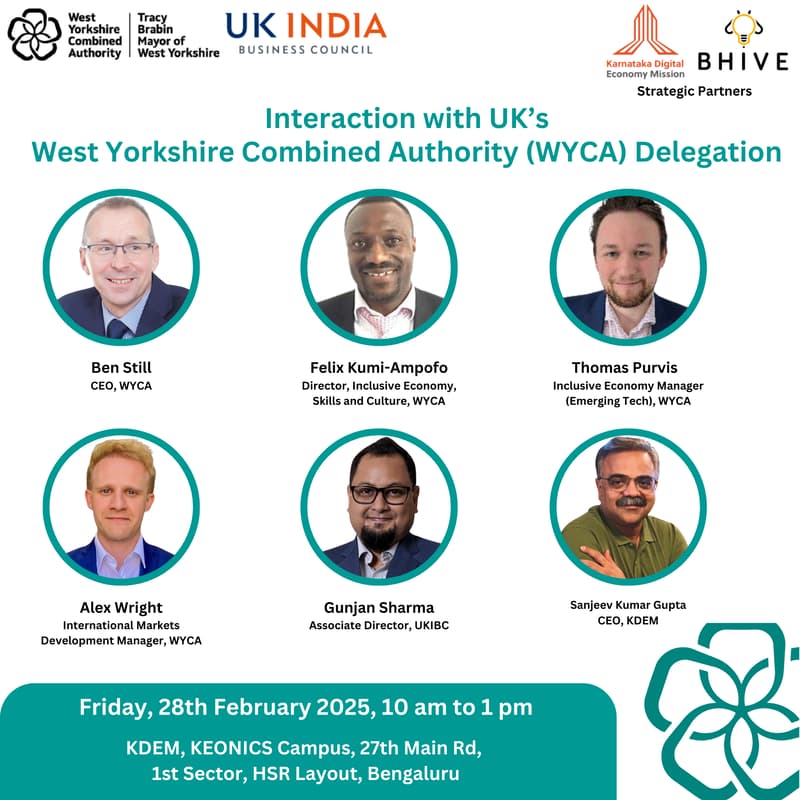 Cover Image for Interaction with UK's West Yorkshire Combined Authority (WYCA) Delegation