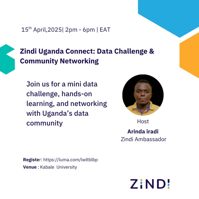 Cover Image for Zindi Uganda Connect: Data Challenge & Community Networking