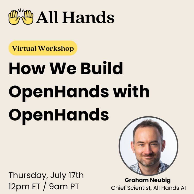 Cover Image for How We Build OpenHands with OpenHands