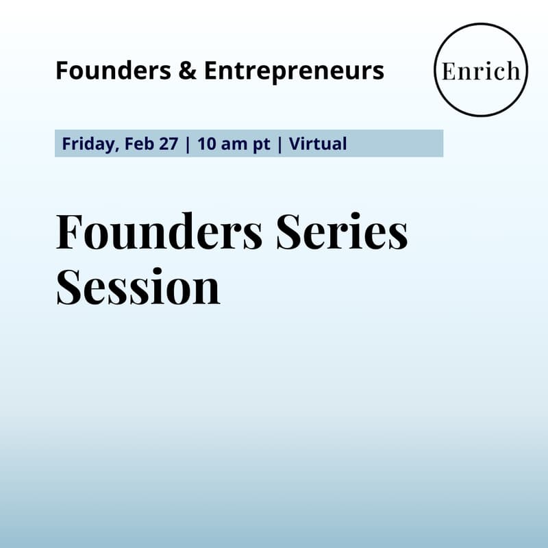 Cover Image for Founders Series Session