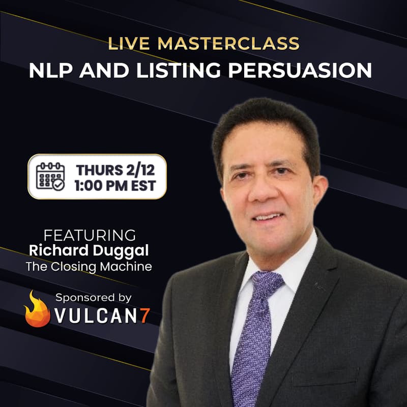 Cover Image for NLP and Listing Persuasion with Richard Duggal