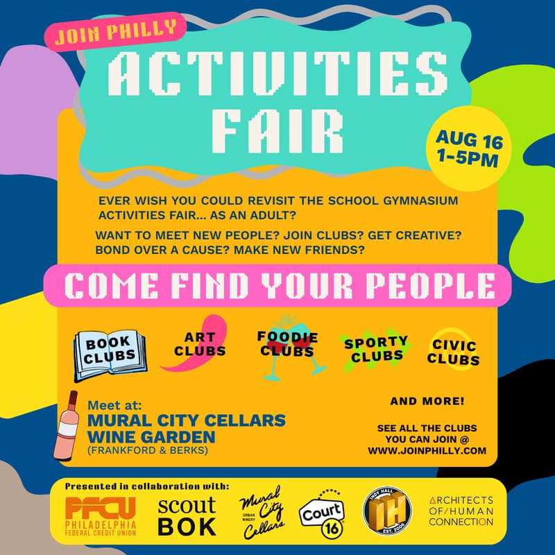 Cover Image for Join Philly: POP-UP ACTIVITIES FAIR
