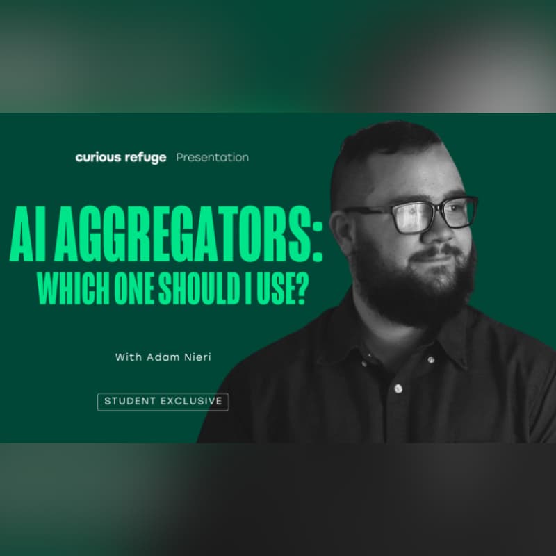 Cover Image for Curious Refuge Workshops: Which Aggregator Should I Use? with Adam Nieri