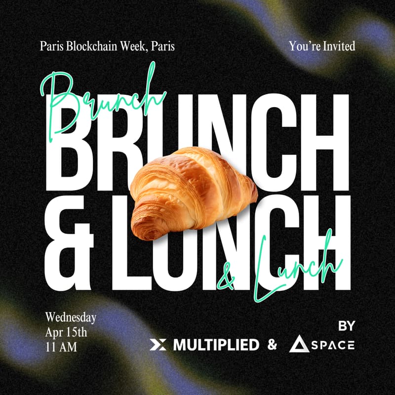 Cover Image for Founders & VCs Brunch and Lunch 🥐 Paris Blockchain Week