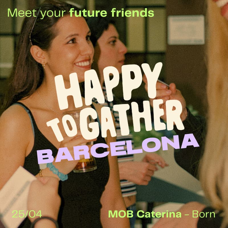 Cover Image for Happy to Gather - Meet Your Future Friends in Barcelona