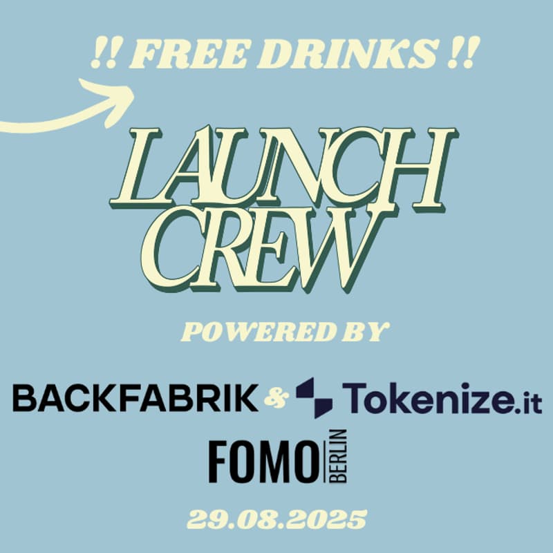 Cover Image for Launch Crew Brand Release Party  X BACKFABRIK (FREE DRINKS)