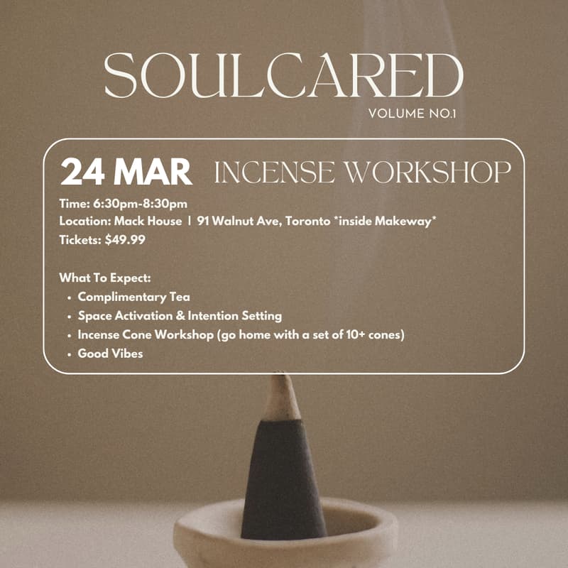 Cover Image for SoulCared Session: Incense Making Workshop