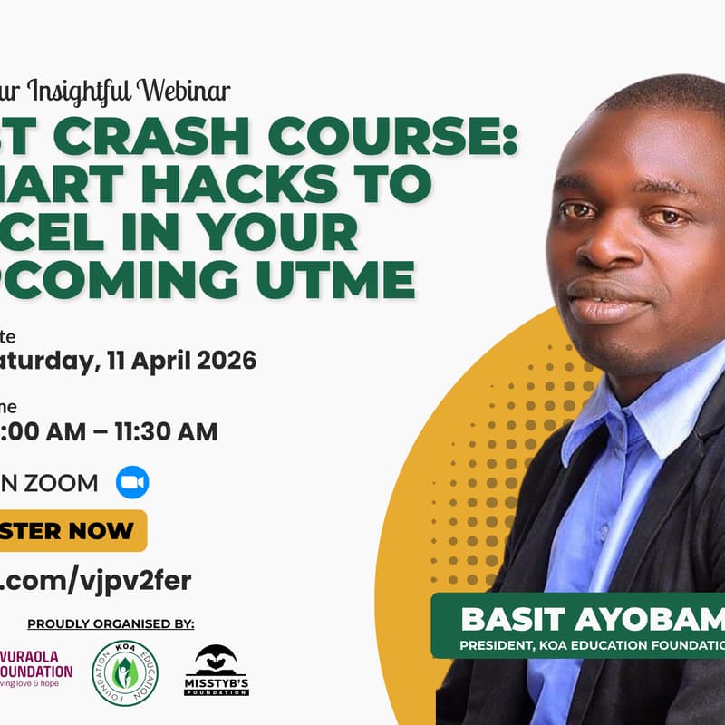 Cover Image for CBT Crash Course: Smart Hacks to Excel in UTME