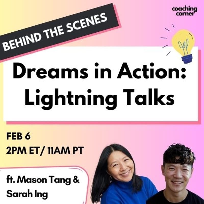 Cover Image for [BTS] Dreams in Action: Year 1 Coaching Success & Building a Group Coaching Program
