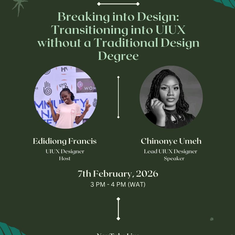 Cover Image for Design Series Ep.1 - Breaking into Design: Transitioning into UIUX without a Traditional Design Degree