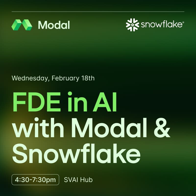 Cover Image for Forward Deployed Engineers eat the world. Modal x Snowflake