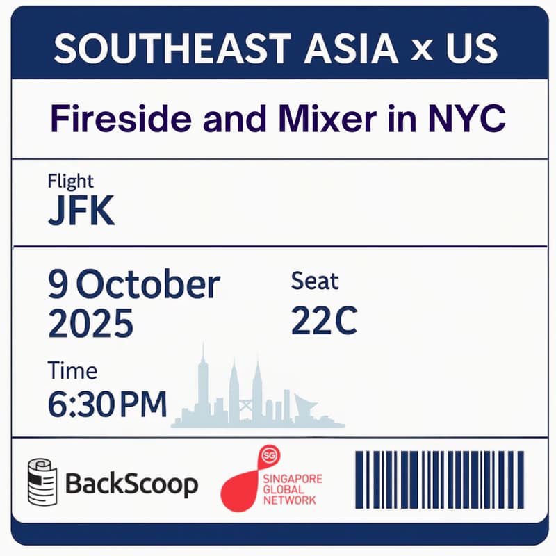Cover Image for Southeast Asia x US Fireside and Mixer by BackScoop