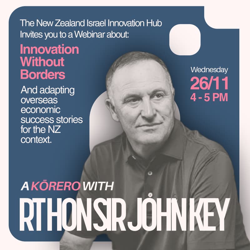 Cover Image for Innovation Without Borders: A Kōrero with Rt Hon Sir John Key