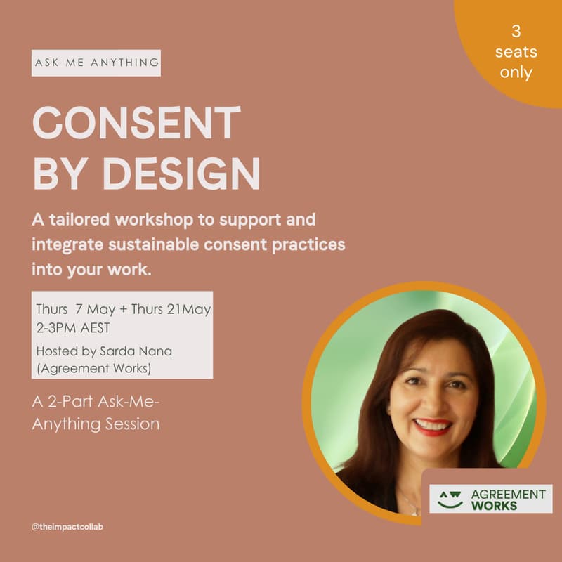 Cover Image for Consent by Design Expert Pod — with Sarda Nana from Agreement Works Pty Ltd