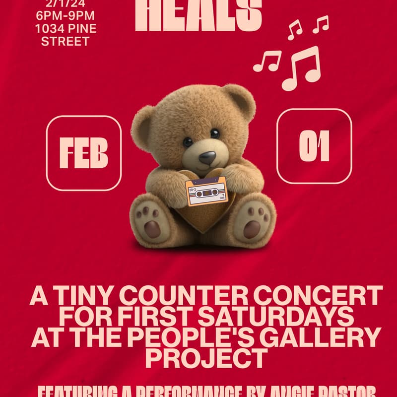 Cover Image for Heartbreak Heals:A Tiny Counter Concert at The People's Gallery Project