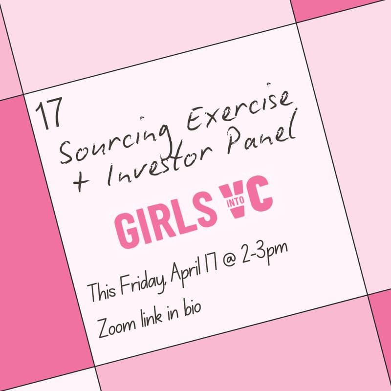 Cover Image for Sourcing Exercise + Investor Panel