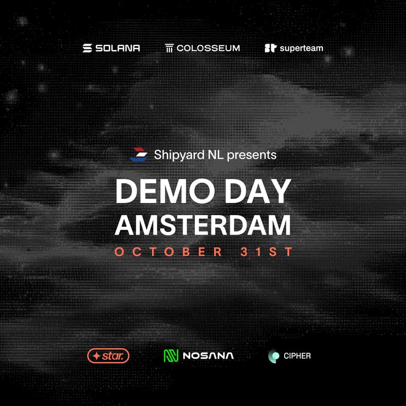 Cover Image for Demo Day Amsterdam - Shipyard NL