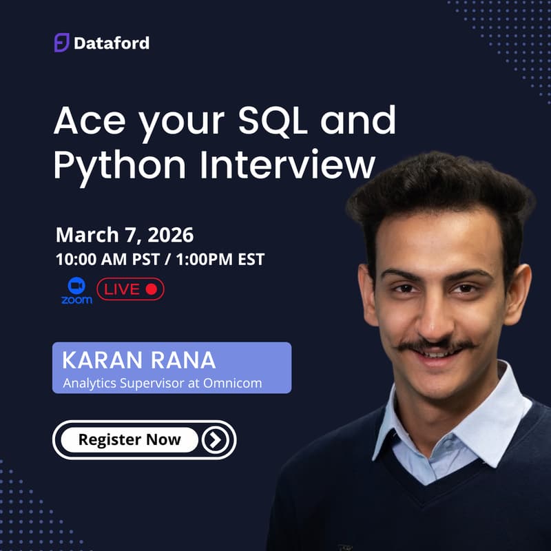 Cover Image for Ace your SQL & Python Interview
