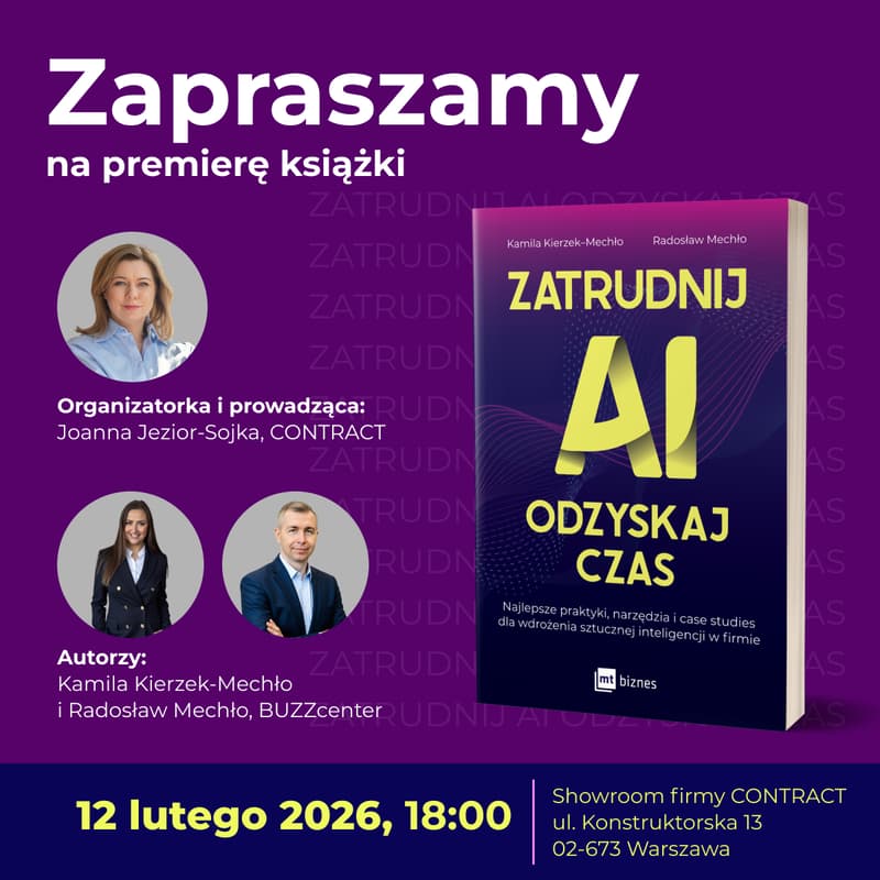 Cover Image for Premiera książki Zatrudnij AI, odzyskaj czas